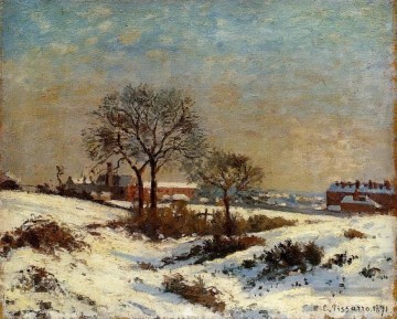  1871 Peintre - paysage sous la neige upper norwood 1871 Camille Pissarro